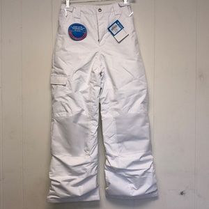 Columbia White Kids Omni-Tech Pants Size L (14/16)